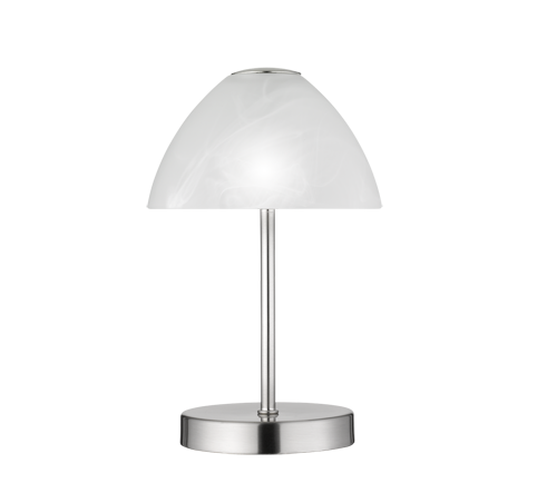 R52021107 QUEEN Touchlamp 2,5w 200lm 3000k Nikkelmat/Opaal
