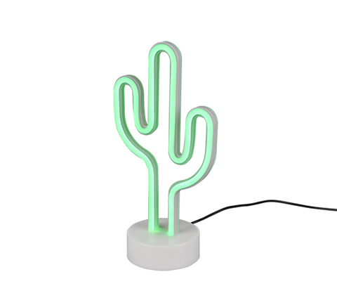 R55220101_CACTUS Tafellamp 1w 10lm Fluo Groen Cactus