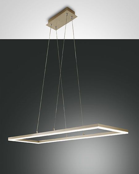 Hanglamp RH 52w 4680lm Warmwit MatGoud