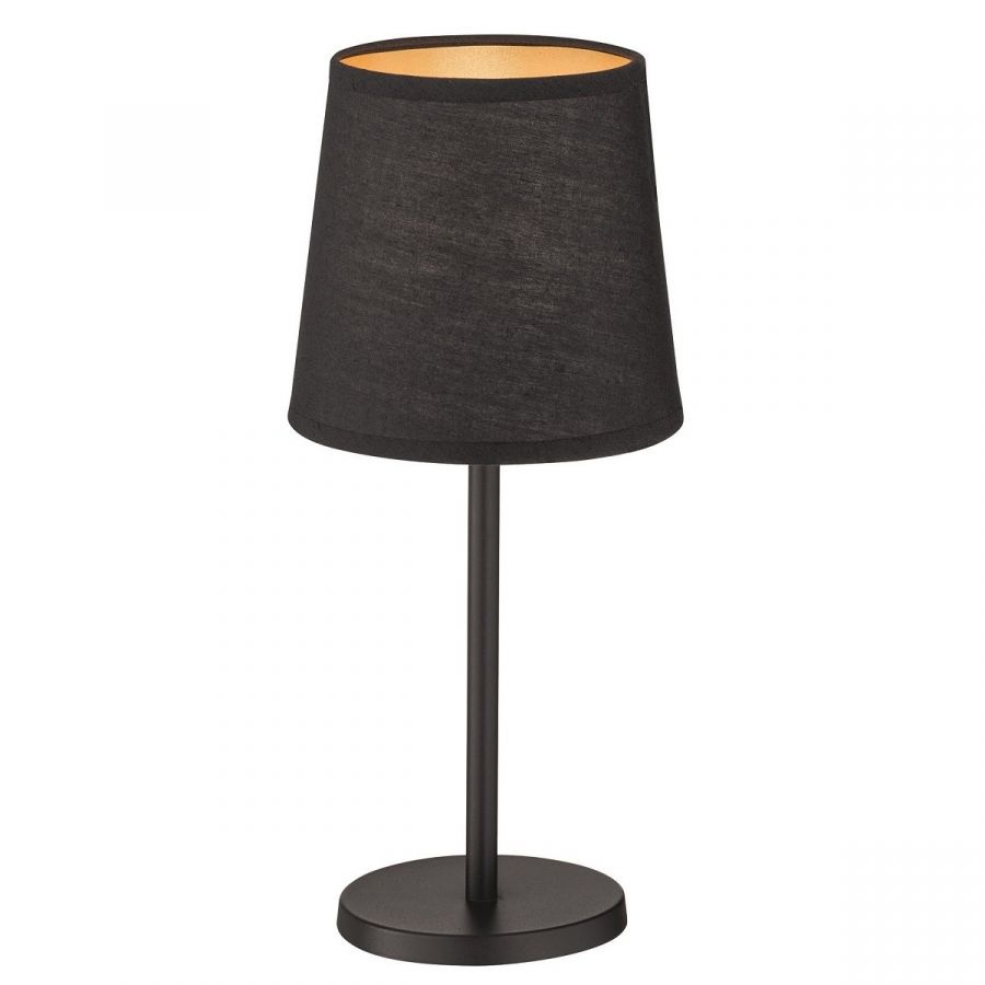 Tafellamp E14 zwart-goud
