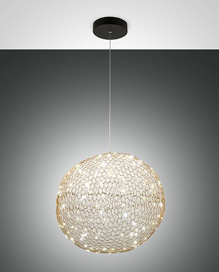Hanglamp 18w 1620lm Warm mat Goud