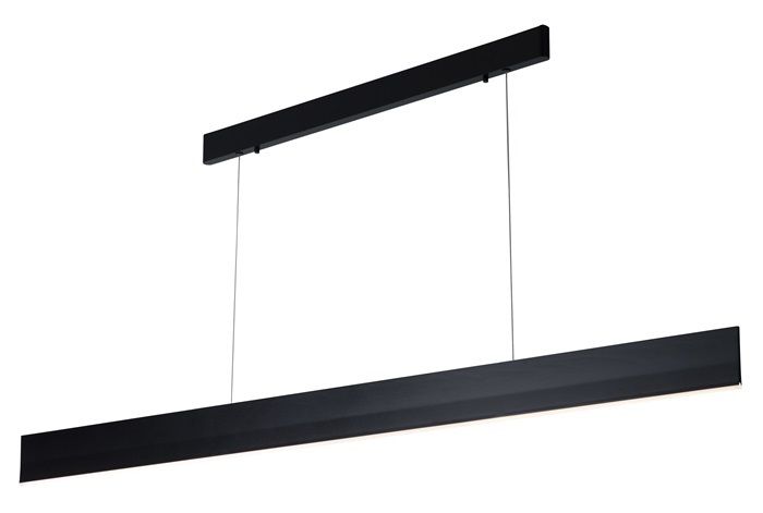 Pendel 180cm 37w 2590lm 3000k zwart