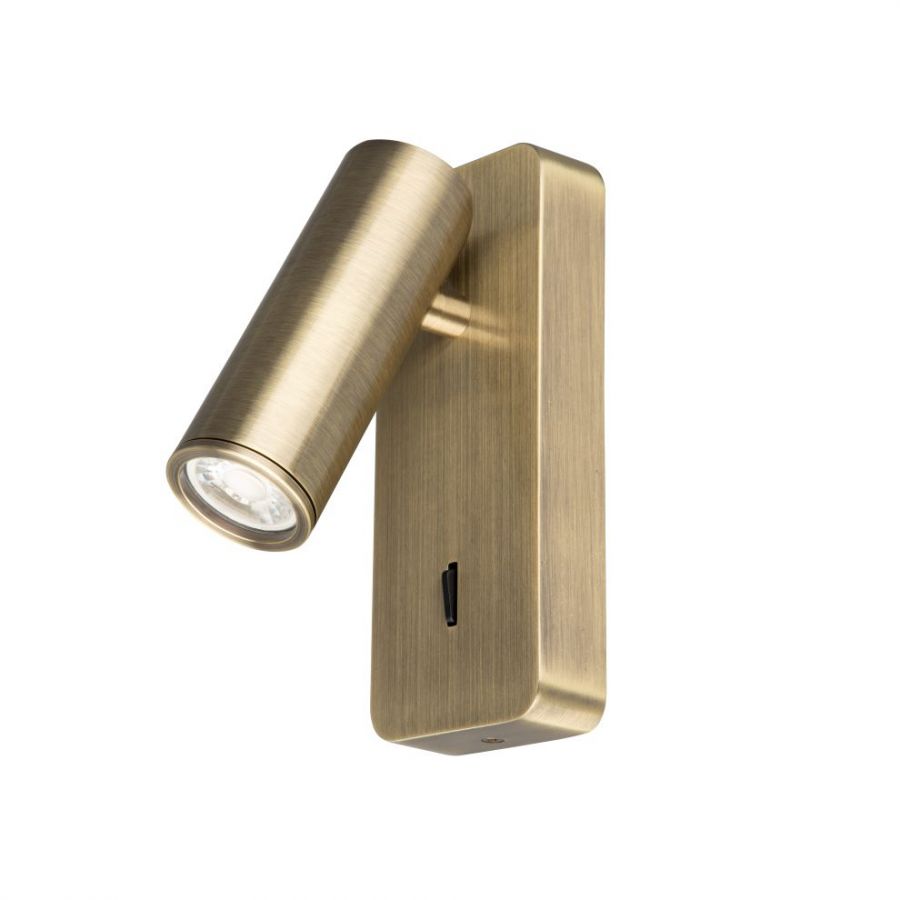 Spot miniGU10 Brons + schakelaar