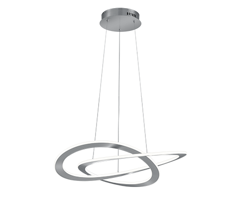321710107 OAKLAND Pendel 52w 6200lm 3000k Nikkelmat 3StapDim