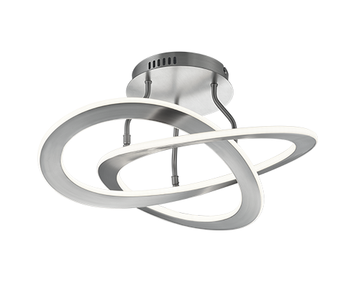 621710107 OAKLAND Plafondlicht 40w 5200lm 3000k Nikkelmat  3StapDim