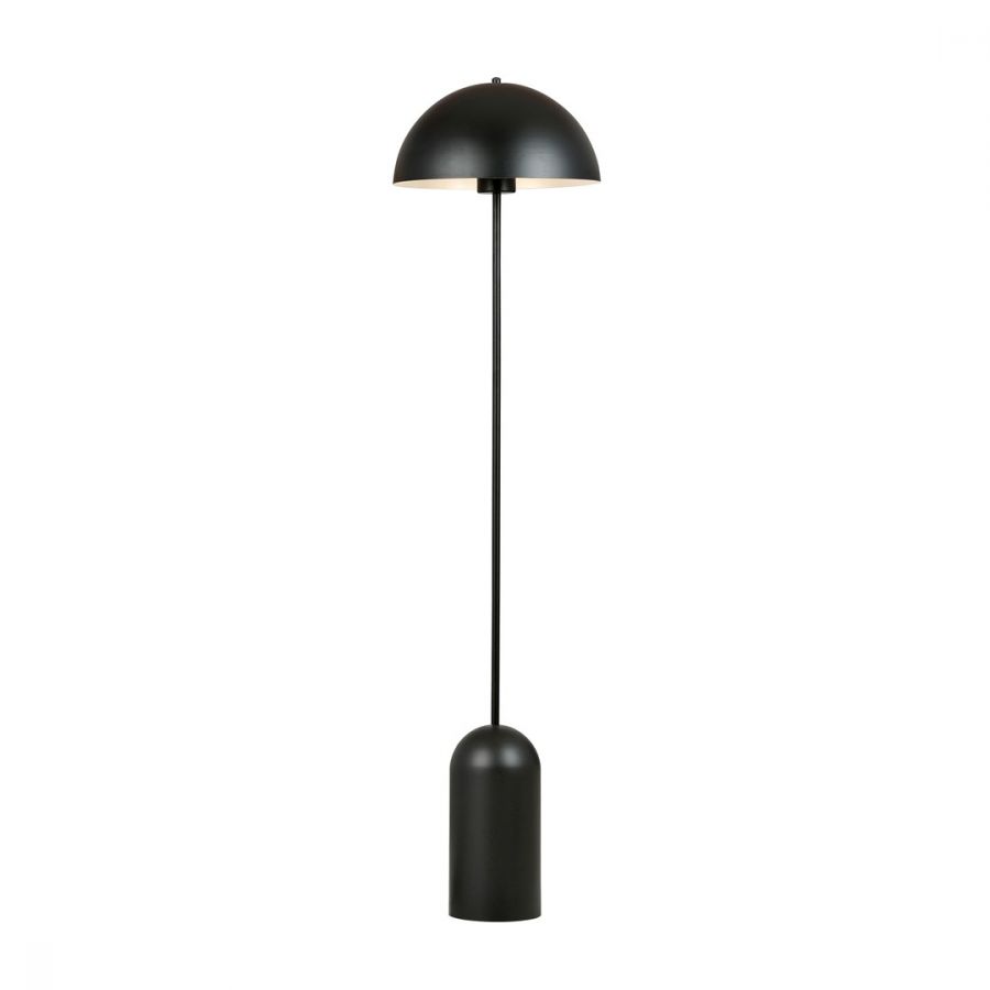 Vloerlamp E27 zwart