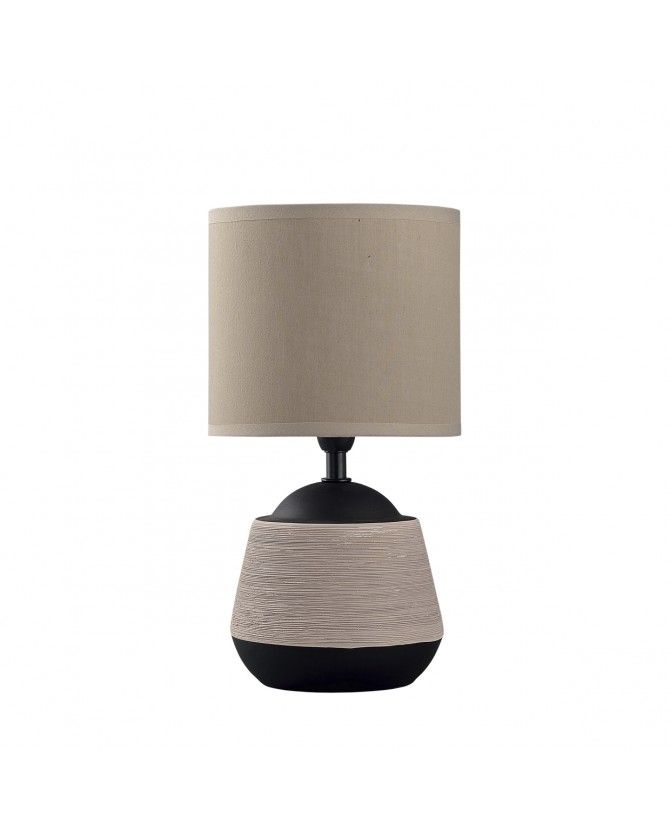 Tafellamp E14 zwart bruin