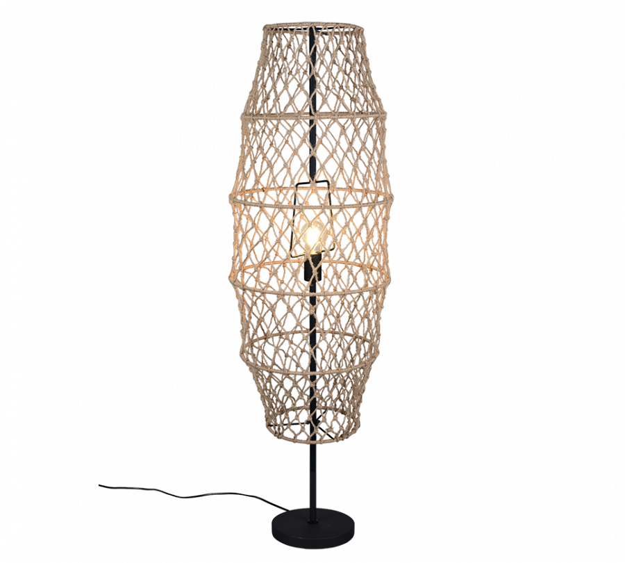 R41681036 HIVE Staanlamp E27 Zwart Natuur
