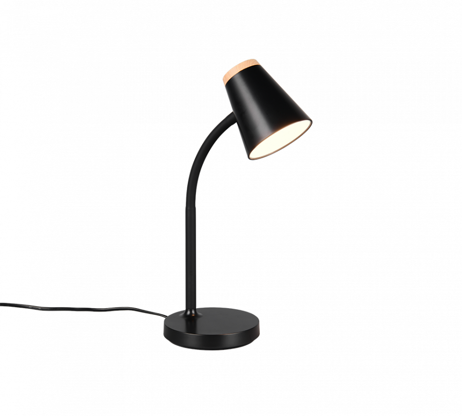 R55831102 PONGO Bureaulamp 4,5w 500lm 3000k zwart