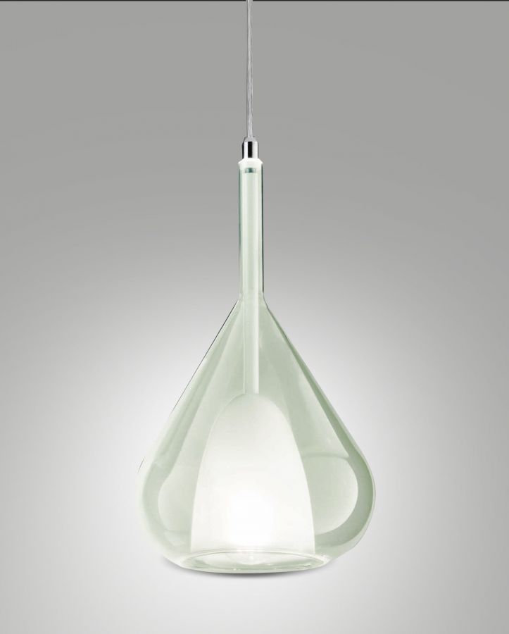 pendel E27 Transparant Groen