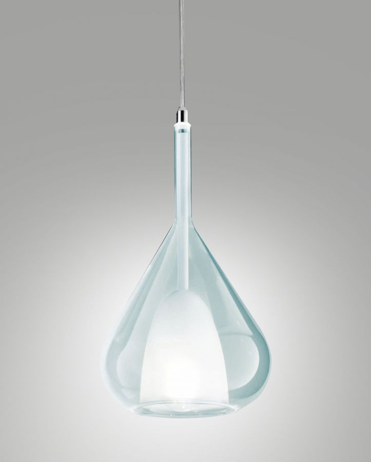 pendel E27 Transparant Azuurblauw