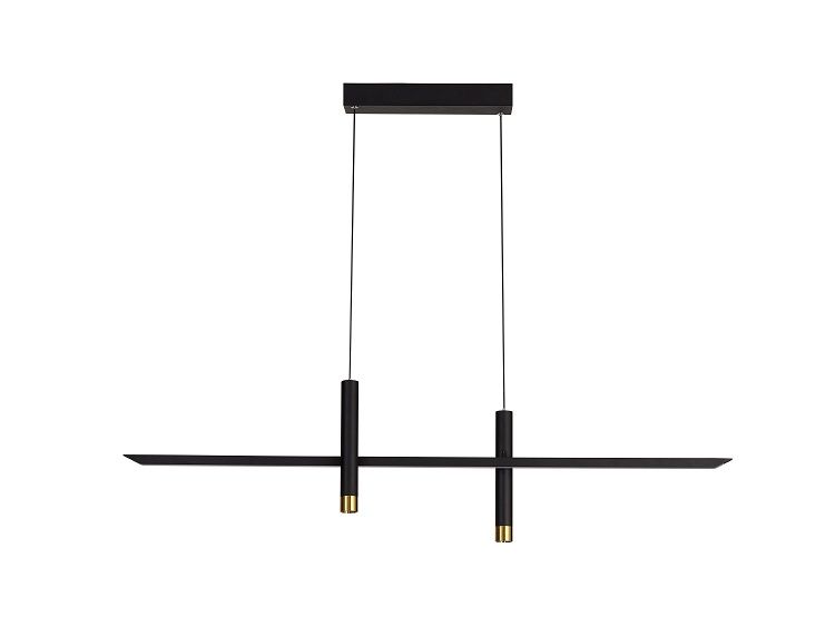 Led Hanglamp 30w 1400lm Warm Zwart Goud