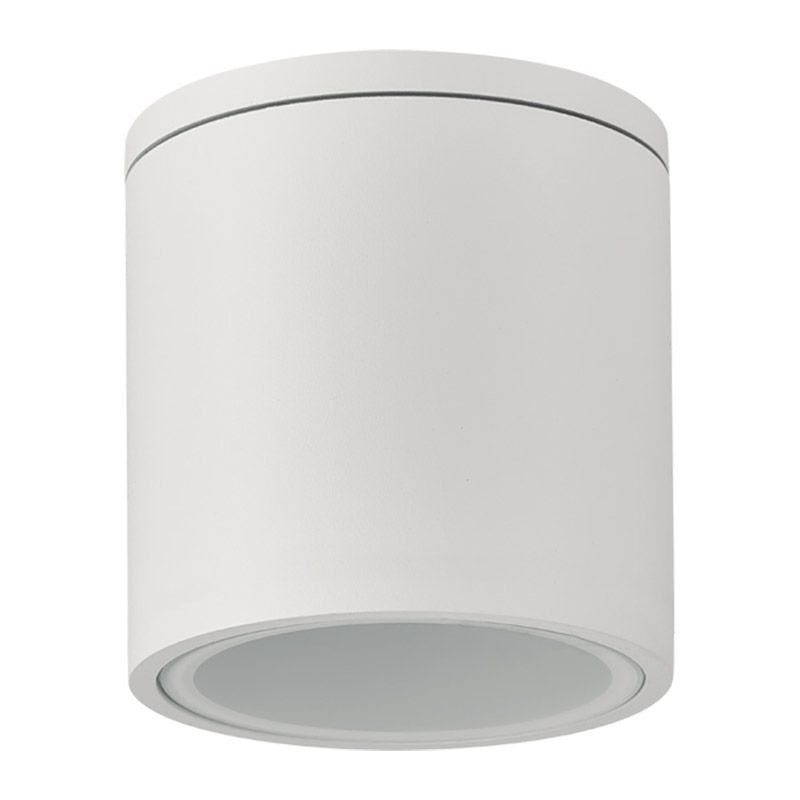Plafondspot GU10 9x9cm wit IP54