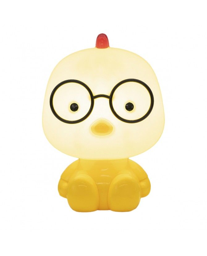 Kinderlamp 3w geel kuikentje