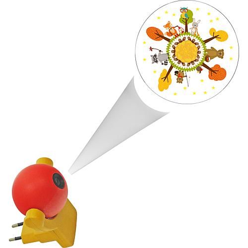 LED Nachtlicht 1w projectie 'wouddieren'