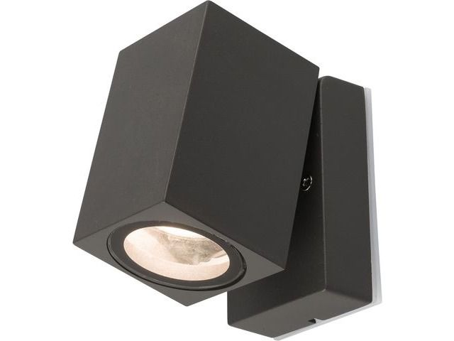 Wandspot GU10 IP54 antraciet