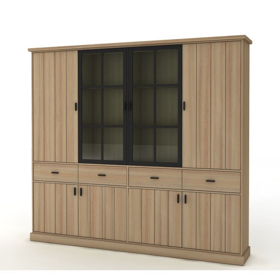 Vitrine Cornelia 4 deurs