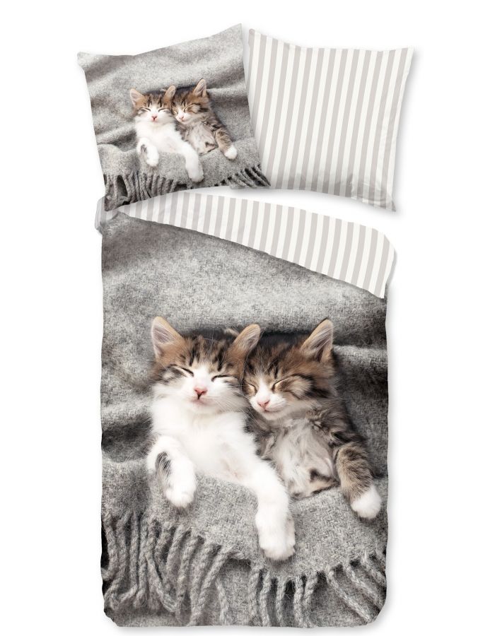 Dekbedovertrek 31024 grijs 140x220 