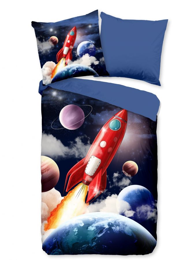 Dekbedovertrek 33142 blauw 140x220 