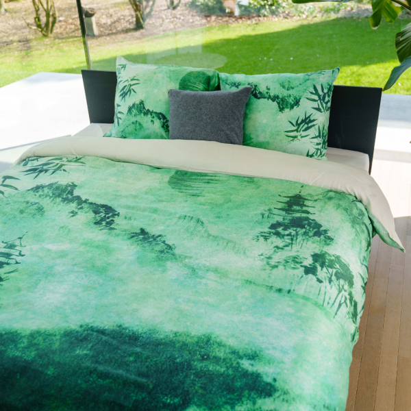 Dekbedovertrek Katai groen 140x220