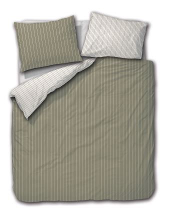 Dekbedovertrek Perry olive 140x220