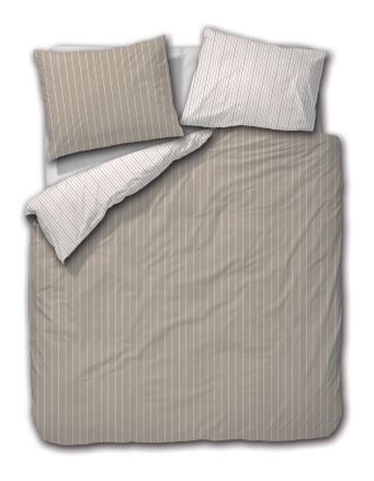 Dekbedovertrek Perry greige 140x220
