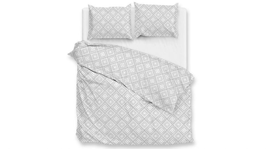 Dekbedovertrek Piastrella 140x220 wit