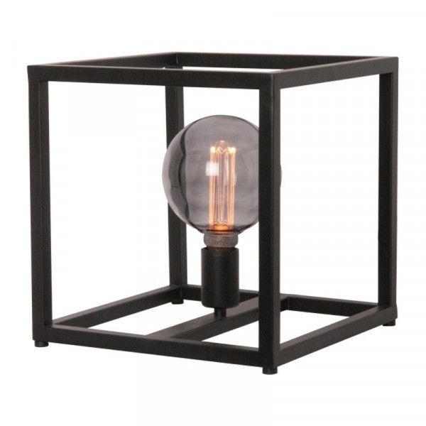 Tafellamp E27 Zwart Frame