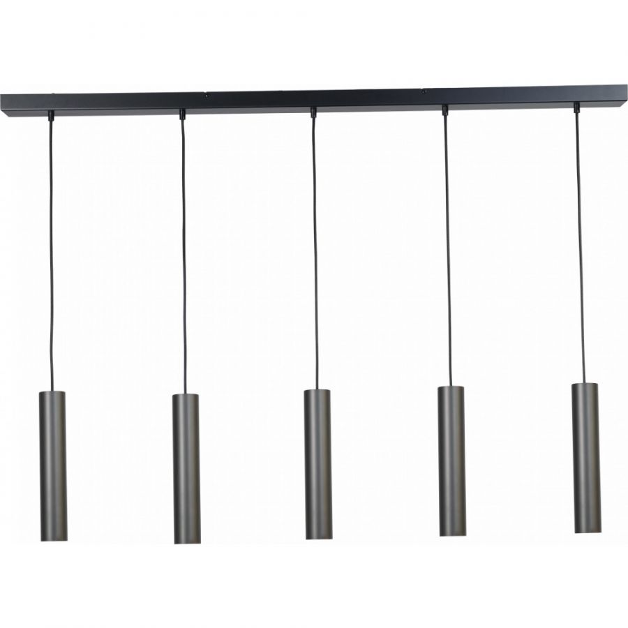 Hanglamp 5xGU10 Zwart