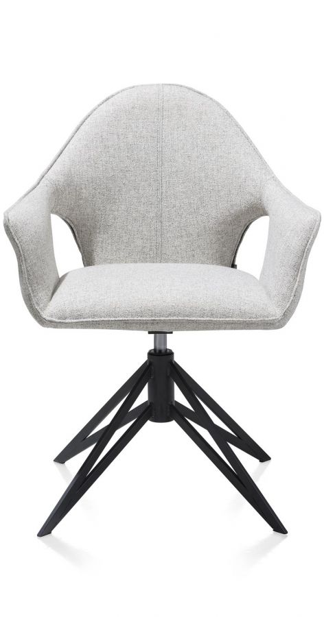 Armstoel Lady Lichtgrijs