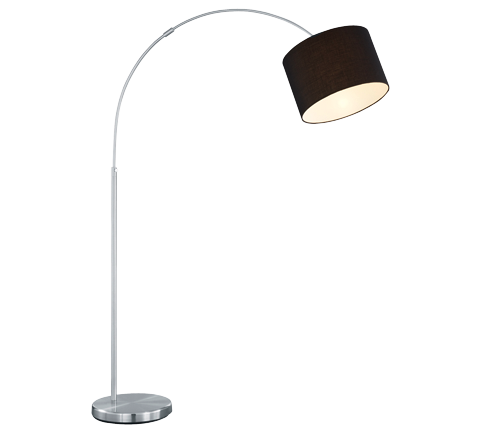 461100102 HOTEL Booglamp E27 nikkelmat/zwart