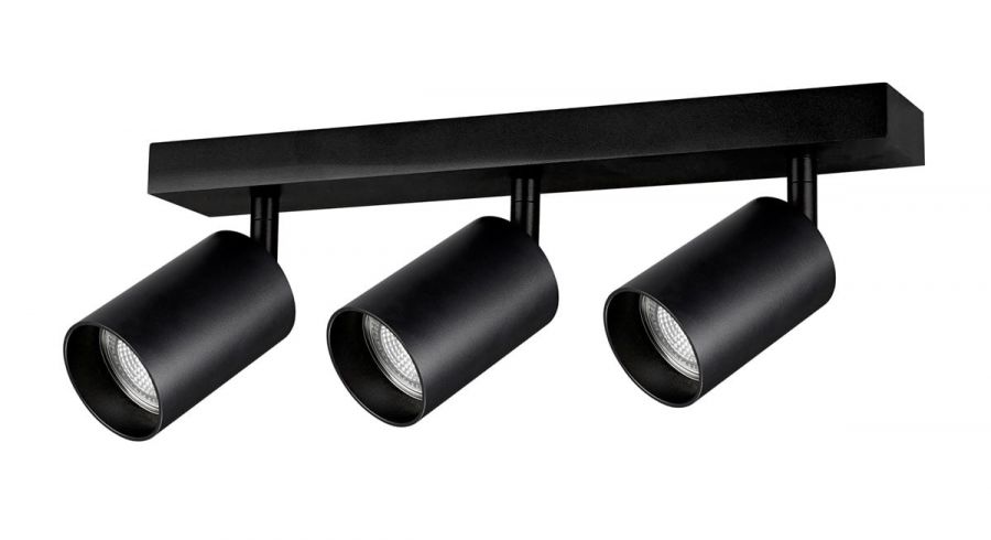 4014533 TABOO Spot 3xGU10 zwart