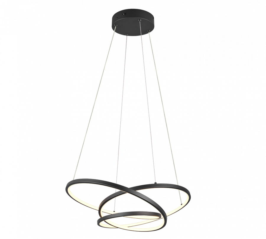 349110132 DARVIN Pendel 34w 4500lm CCT 3Stap zwart