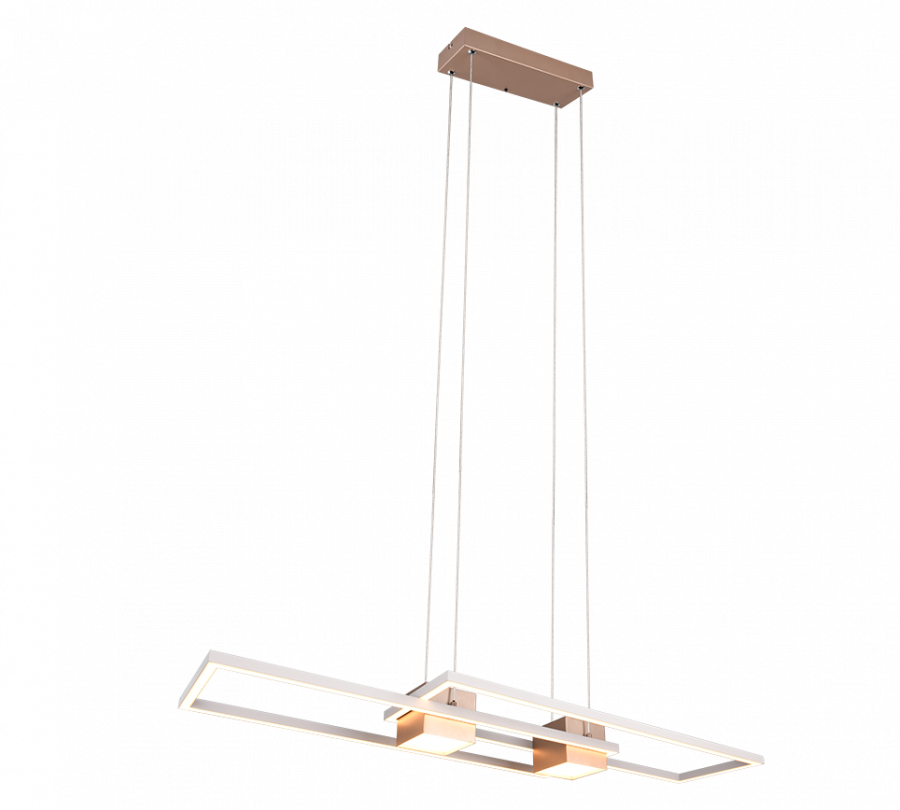 347710465 ALBANY Hanglamp 37w 4300lm CCT RemCon Koffie Warm grijs