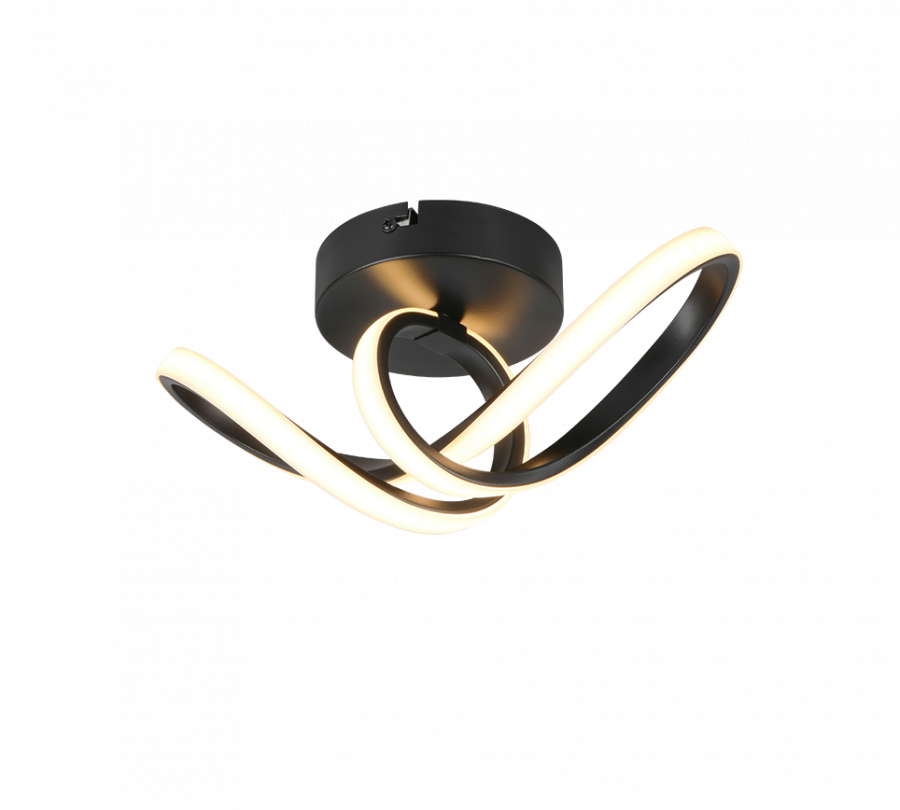 R63541132 RUSA Plafond/wandlamp 7w 900lm 3000k zwart