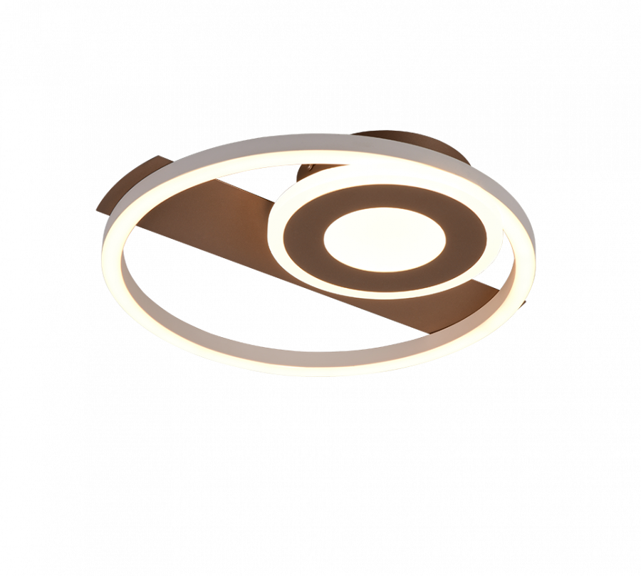 R63671165 HORUS Plafondlamp 22w 2500lm 3000k koffie