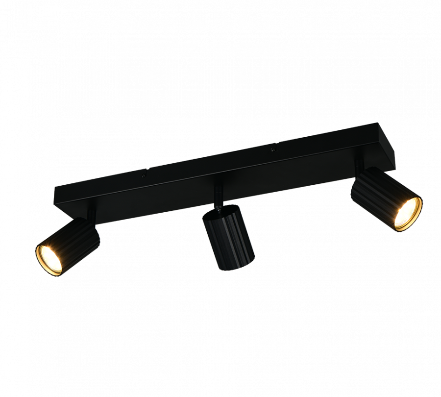 867700332 SOKA Spot 3xGU10 zwart