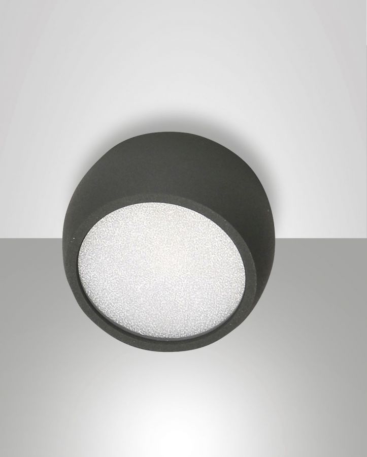 3428-71-282 VASTO Plafondlicht 7w 630lm WarmWit Antraciet
