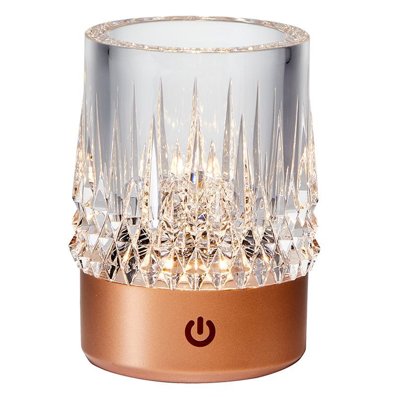 Accu/Oplaadbare Tafellamp 1w 85lm 3000k rose goud