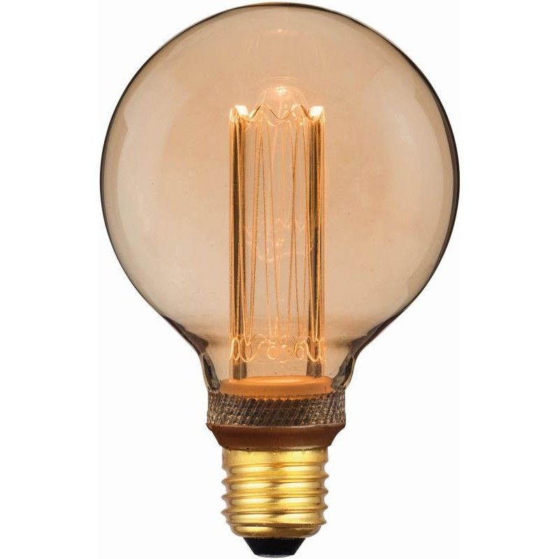 LED Lamp Globe G95 E27 4,3w Goud 3StapDim