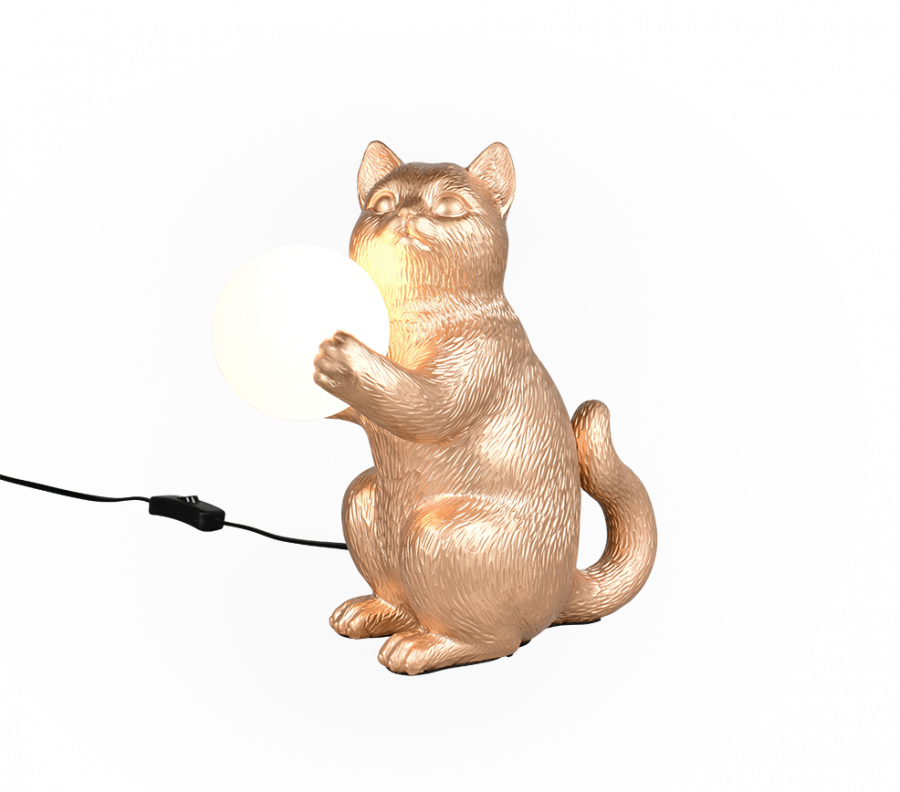 R56621079 GATIO Tafellamp G9 Poes goud