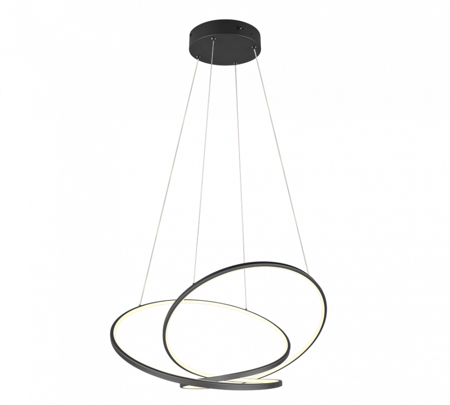 349119132 DARVIN Pendel 52w 6700lm CCT zwart