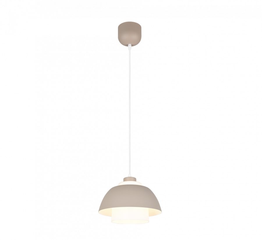 R36501943 TILOS Pendel E27 warm beige + glas