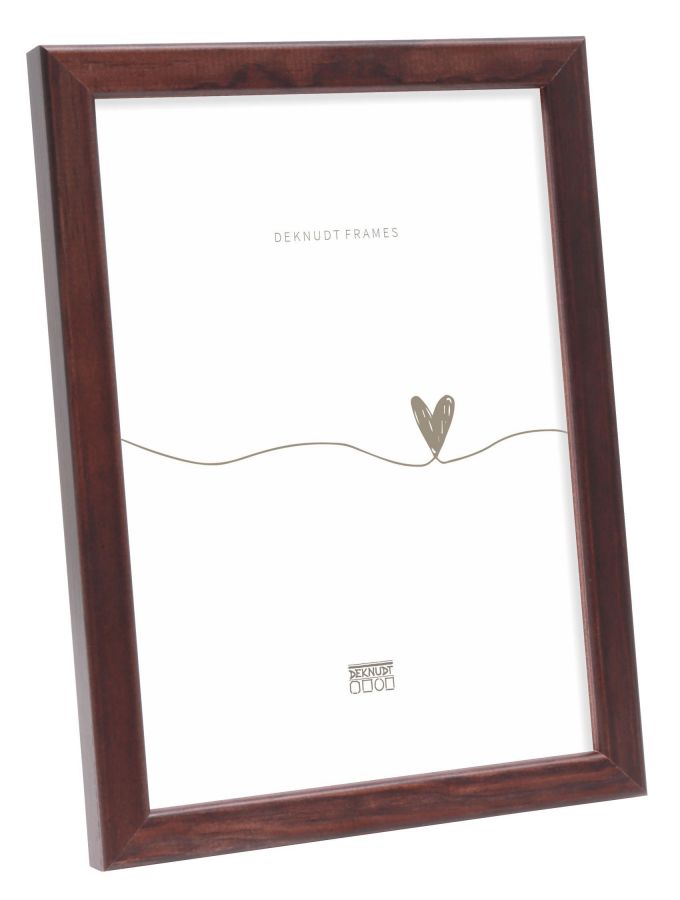 Bruine fotokader in hout 9x13