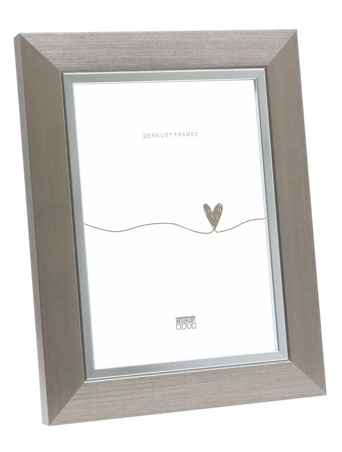 Fotokader in zilveren kleur 13x18cm