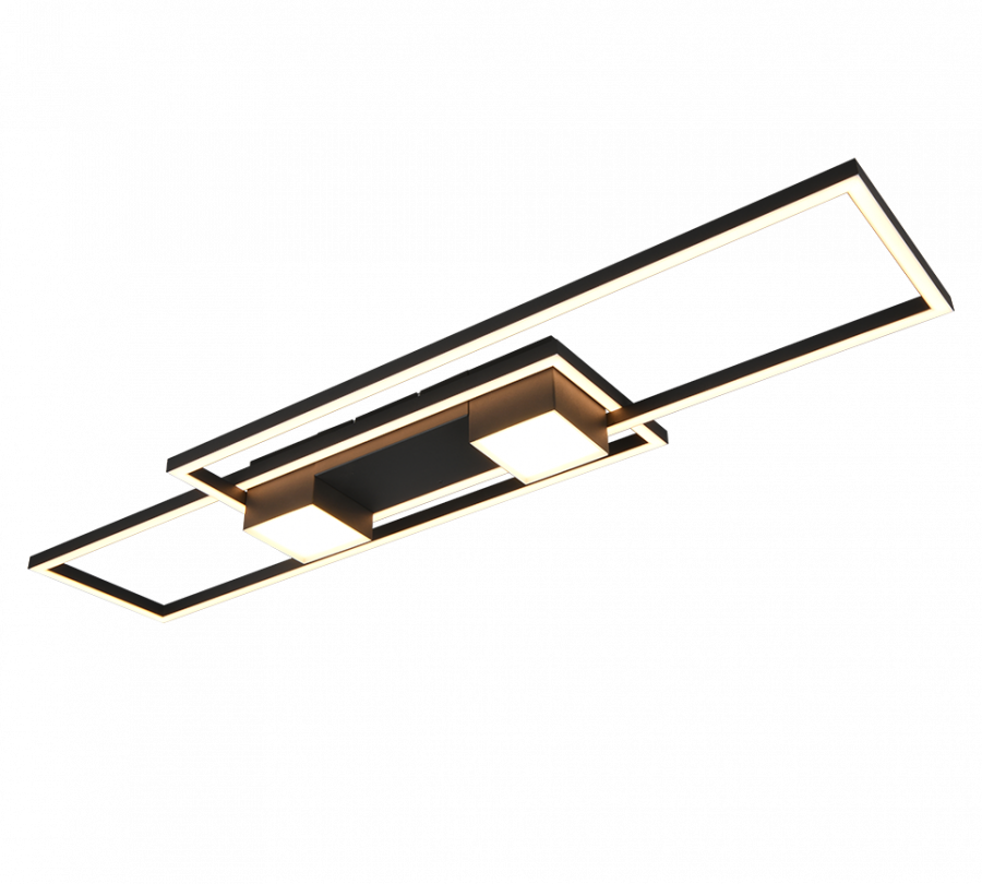 647710432 ALBANY Plafondlamp 37w 4300lm CCT DIM Zwart