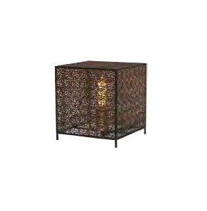 T0802Z AVOLA Tafellamp E27 Zwart Goud