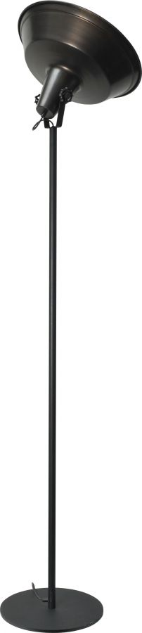 Vloerlamp E27 Black metal