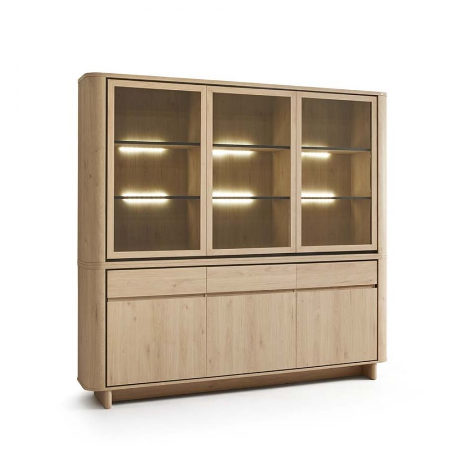 Glaskast Rondi 220 cm