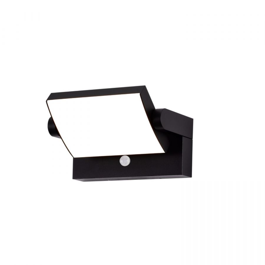 Tuinlamp IP54 PIR 20w 1700lm 3000k Zwart